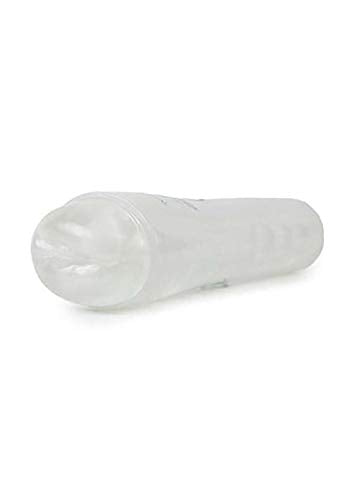 Topco Cyberskin Release Tight Ass Stroker, Clear Vibrating