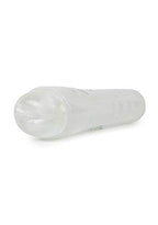 Topco Cyberskin Release Tight Ass Stroker, Clear Vibrating