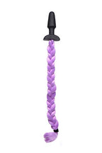 Purple Pony Tail Anal Plug