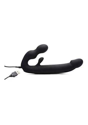 Strap U Tri-Volver Rechargeable Strapless Strap On
