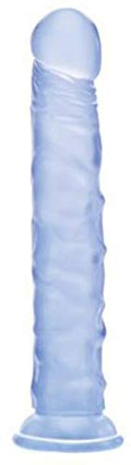 Adam & Eve Tall Boy Dildo, Blue | Realistic, Flexible Rubber Dildo | 8.5 Inches Insertable Length | Great With Water Based Lubes