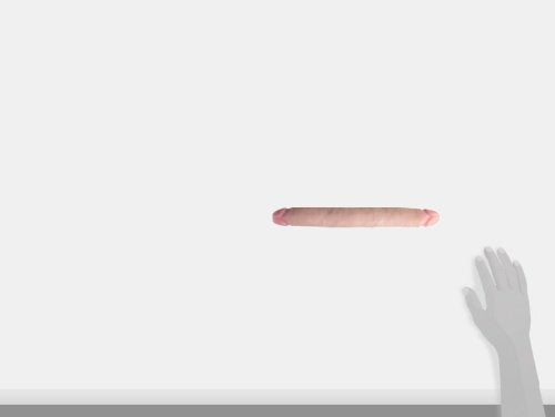 Pipedream King Cock Slim Double, Flesh, 12 Inch