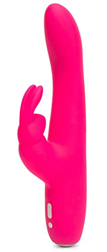Happy Rabbit Slimline Curve Rechargeable Rabbit Vibrator, Pink