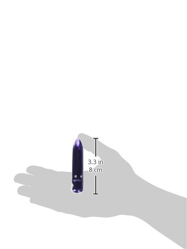 California Exotic Novelties Crystal High Intensity Bullet, Purple