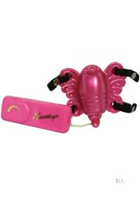 Nasstoys Asian Butterfly Vibrating Adjustable Strap On, Pink