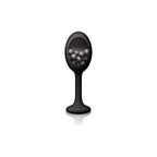 Renegade - Rattler Cherry-Stem Tail Anal Butt Plug With Metal Beads For Intense Stimulation- Black