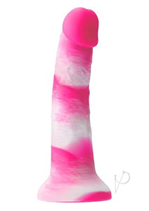 Ns Novelties Colours Pleasures Yum Yum 7 Inches Dildo - Pink