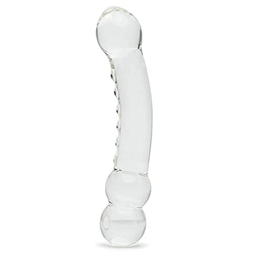 Fifty Shades Of Grey Drive Me Crazy Glass Massage Wand - Double Ended Design - Hypoallergenic