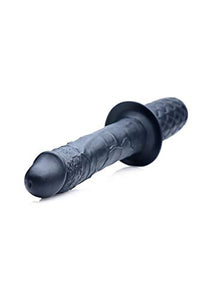 Ass Thumpers Ag152 Realistic 10X Silicone Vibrating Thruster, Black