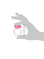 Pierced Tongue C*Ck Ring, Magenta
