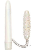 Nasstoys Iridescent Double Play Variable Speed Waterproof, White