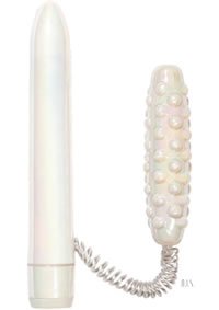 Nasstoys Iridescent Double Play Variable Speed Waterproof, White