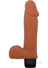 Latin American Real Skin The Little Bull Waterproof Vibrator, Flesh, 6 Inch