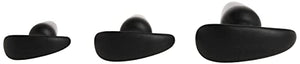 Doc Johnson Mood - Naughty 1 Trainer Set - Small Medium Large - Silicone Butt Plugs With Tapered Base For Comfort Between The Cheeks - Black