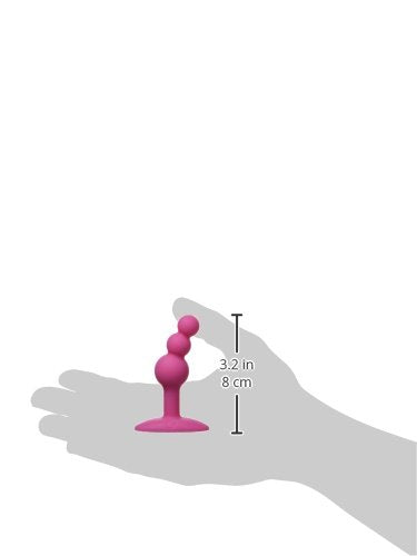 Doc Johnson Platinum Premium Silicone  The Minis  Bubble  Small  30 In Long And 09 In Wide  Butt Plug  Petite Anal Toy