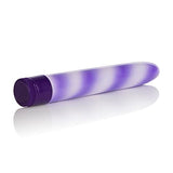California Exotics Waterproof Candy Cane Vibrator, Purple, 7&quot;