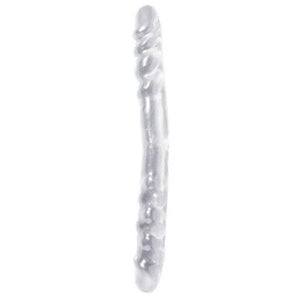 Basix Rubber Works - 16-Inch Double Dong - Clear