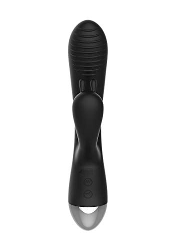 Electroshock E-Stim Rabbit Vibrator Blk