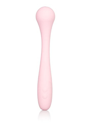Calexotics Inspire 10-Function Usb Rechargable Waterproof Multi-Direction Silicone Bendable Vibrating G-Wand Massager, Pink