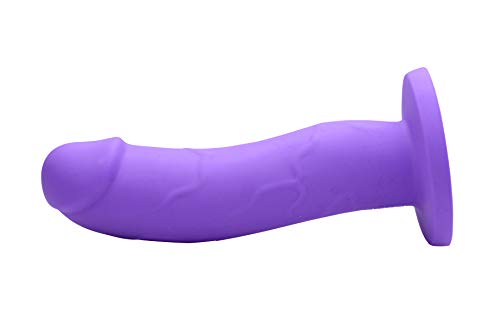 Strap U Boi Toy Premium Silicone Dildo, Purple (Af135)