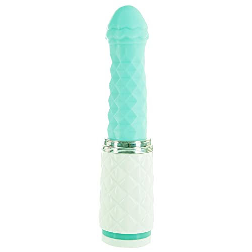 Pillow Talk Feisty Luxurious Thrusting & Vibrating Massager Teal