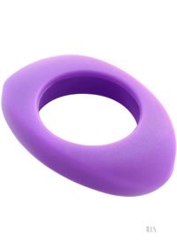 Evolved Vibrator Enhancer Silicone Accessory Thick Dildo, Purple