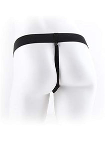 Fetish Fantasy 9 Vibrating Hollow Strap On W/Balls Flesh &quot;