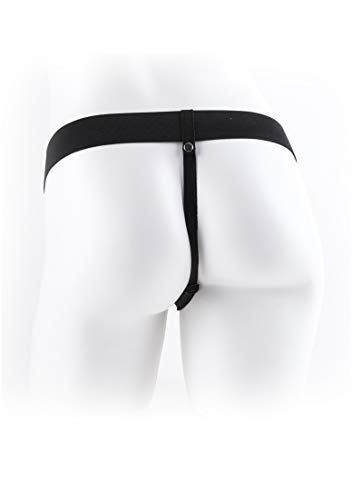 Fetish Fantasy 9 Vibrating Hollow Strap On W/Balls Flesh &quot;