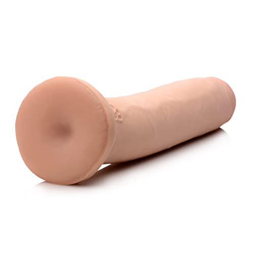 Xr Brands 12 Inch Ultra Real Dual Layer Suction Cup Dildo Without Balls