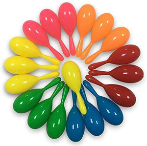 24 Pack Neon Maracas Party Favors Mini Maracas Noisemaker For Cinco De Mayo Fiesta Mexican Themed Birthday Party 6 Neon Colors