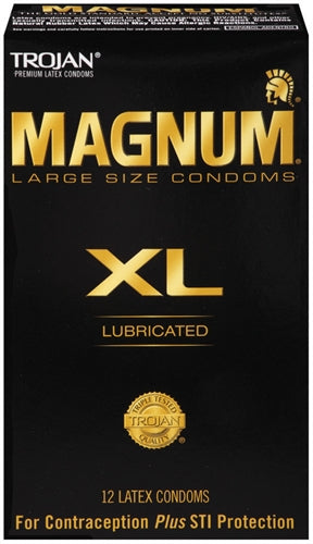 Trojan Magnum Xl Condoms 12 Box
