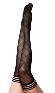 Kixies Anna Black Large Diamond Size B