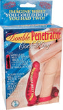 Double Penetrator Cockring (Red)