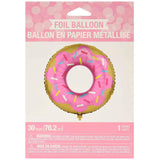 30'' Foil Giant Balloon Donut Time