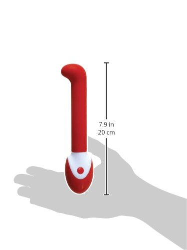 Impressions 5X Silicone Gel Vibe, G-Spot, Red,4.5 Ounce
