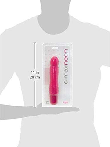 Topco Sales Climax Neon Vibrator Waterproof, Marvelous Magenta, 6.75 Inch