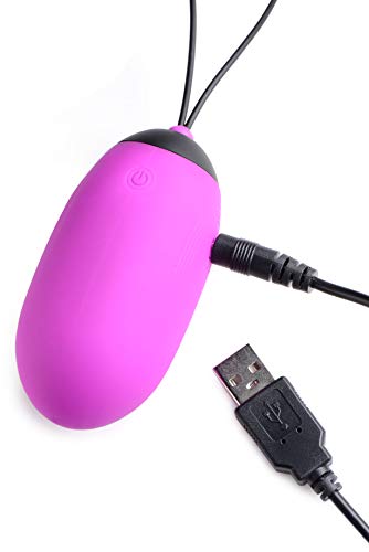 Xl Silicone Vibrating Egg - Purple