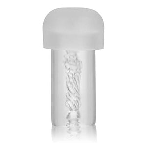 Calexotics, Optimum Series Automatic Smart Pump Replacement Sleeve Male Silicone Masturbation Sleeve - 5 Inch Adult Male Masturbator Sex Toy - Clear Maintenance Free, 1 Count