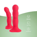 Fun Factory Adult Toys - Suction Cup Dildo And Strapon Adult Sex Toy - Dildo For Women, Men And Couples (Bouncer Red)