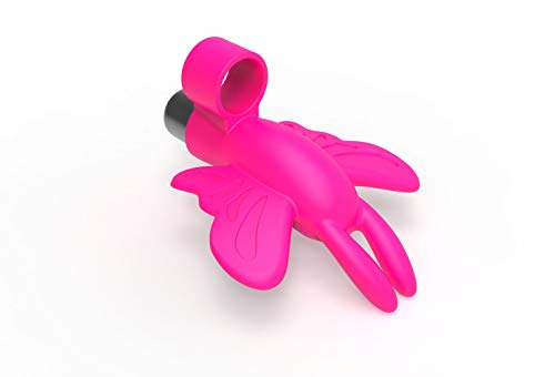 The 9S Flirt Finger Butterfly Finger Vibrator Pink