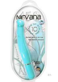 Nirvana 450 Vibrator 100 Percent Silicone Waterproof, Teal