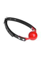 Master Series The Hush Gag Silicone Comfort Ball Gag, Red (Ad685)