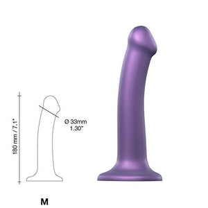 Strap-On-Me Diildo Metallic Purp Size M