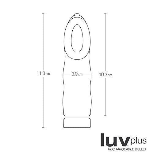 Vedo Luv Plus Rechargeable Bullet Mini Rechargeable Vibrator, Turquoise