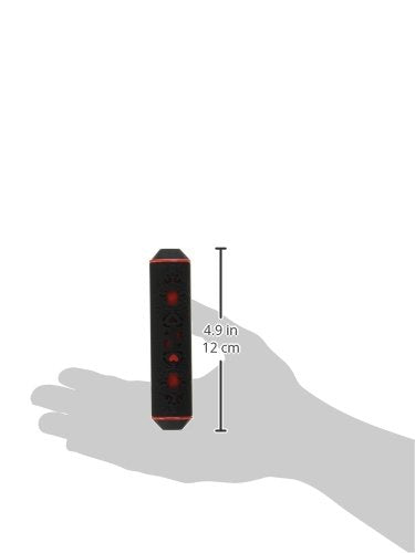 California Exotic Novelties Tantric 10-Function Chakra Massager, Red