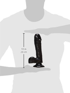 Basix Rubber Works 75 Dong With Suction Cup  Black