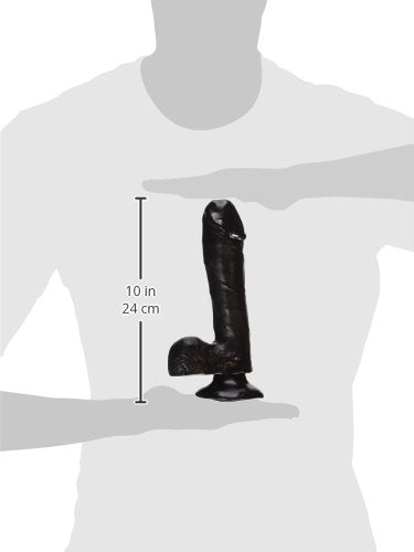 Basix Rubber Works 75 Dong With Suction Cup  Black