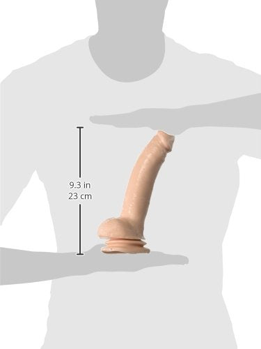 Basix 9In. Thicky W/Suction Cup Flesh