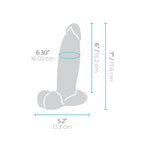 b-Vibe Slipskin Dildo 7in Girthy Brown