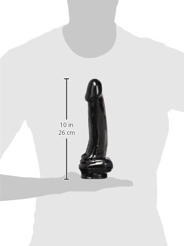Basix Rubber Works 10-Inch Dong Black